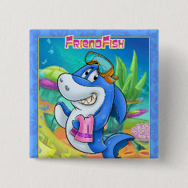 Schaltfläche "niedlicher Cartoon" Button