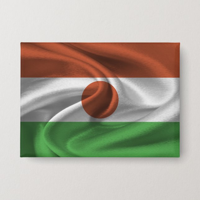 Schaltfläche "Niger Flag" Button (Vorderseite)