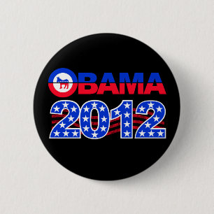 Schaltfläche OBAMA 2012 Button
