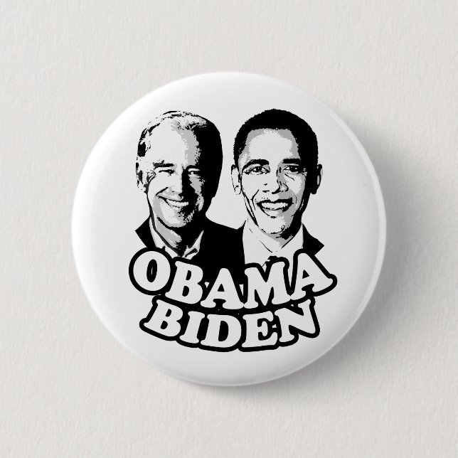 Schaltfläche Obama Biden Button (Vorderseite)