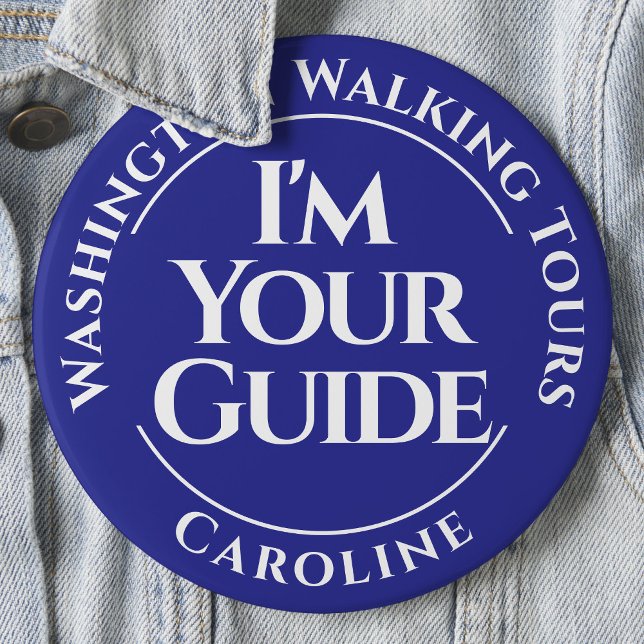 Schaltfläche "offiziell City Tour Guide" (Abzeiche Button (Von Creator hochgeladen)