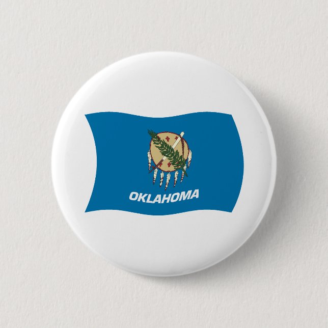 Schaltfläche "Oklahoma Flag" Button (Vorderseite)
