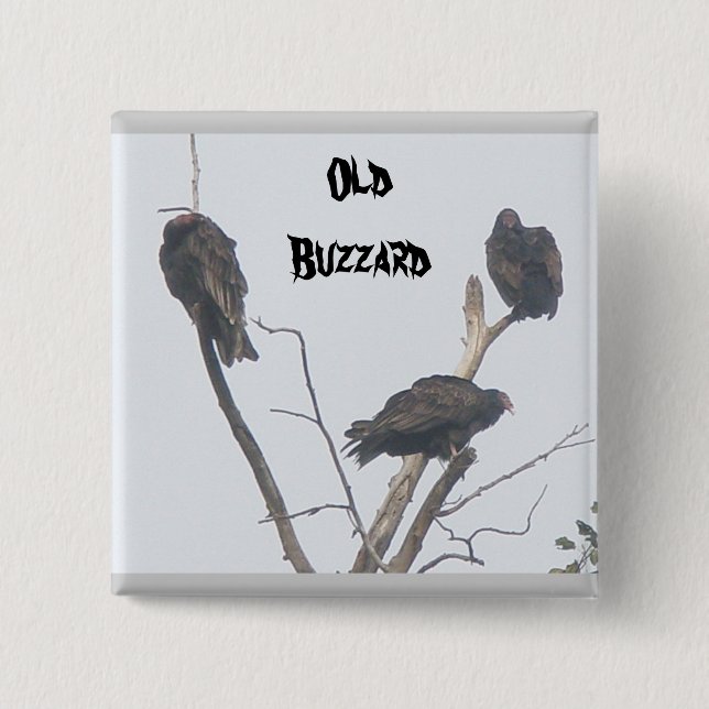 Schaltfläche "Old Buzzard" Button (Vorderseite)