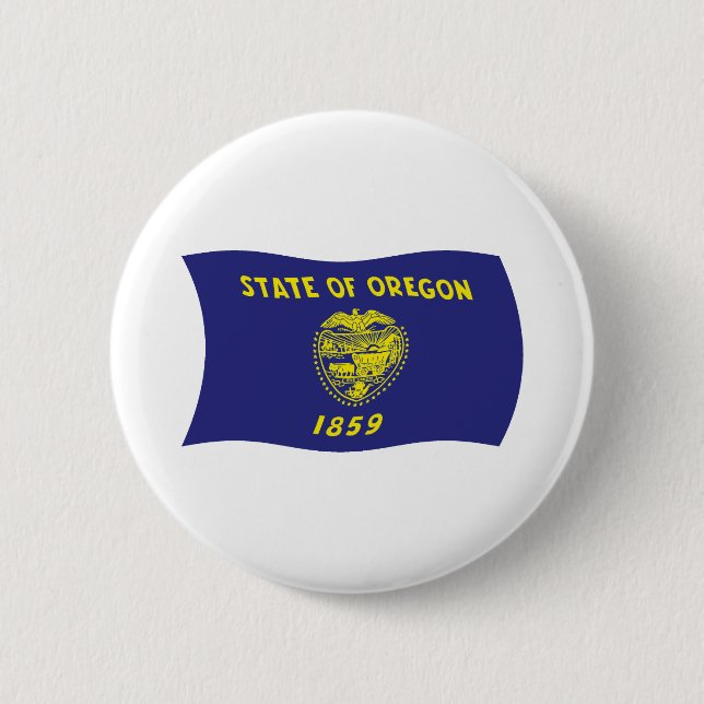 Schaltfläche "Oregon Flag" Button (Vorderseite)