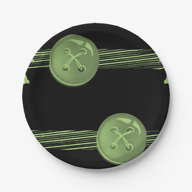 Schaltfläche "Paper Tellers" Pappteller (Vorderseite)