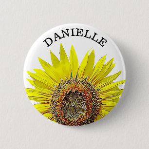 Schaltfläche "personalisiert Sunflower Name" Button