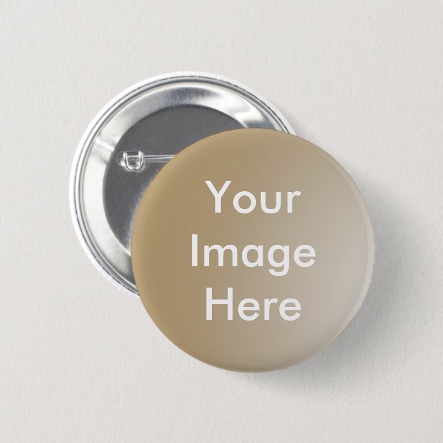 Schaltfläche Pinback für Ihr eigenes Foto personal Button (Vorne & Hinten)