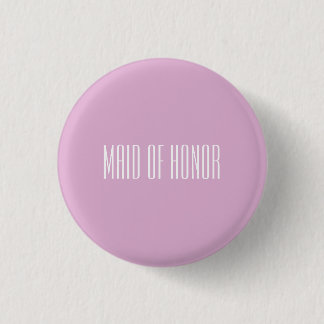 Schaltfläche "Pink Angora Trauzeugin" Button