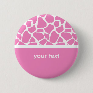 Schaltfläche "Pink Giraffe drucken" Button