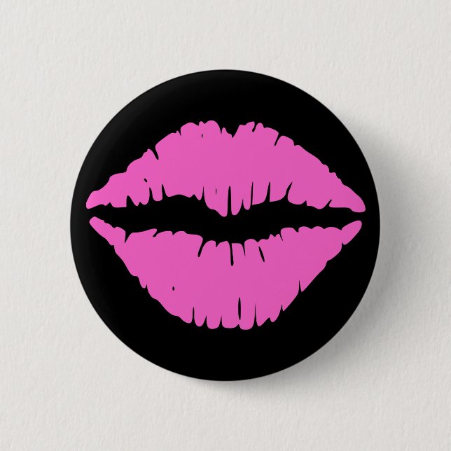 Schaltfläche "Pink Lipstick" Button (Vorderseite)