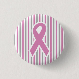 Schaltfläche "Pink & Silver Stripes" Button