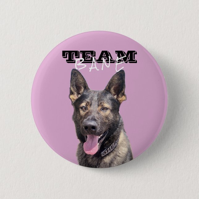 Schaltfläche "Pink Team Bane" Button (Vorderseite)