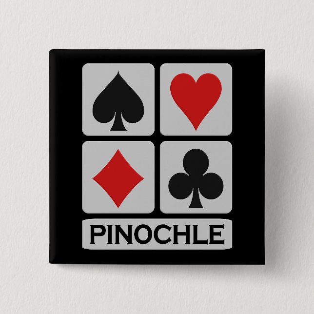 Schaltfläche Pinochle Button (Vorderseite)