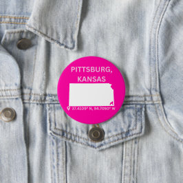 Schaltfläche Pittsburg Kansas Button