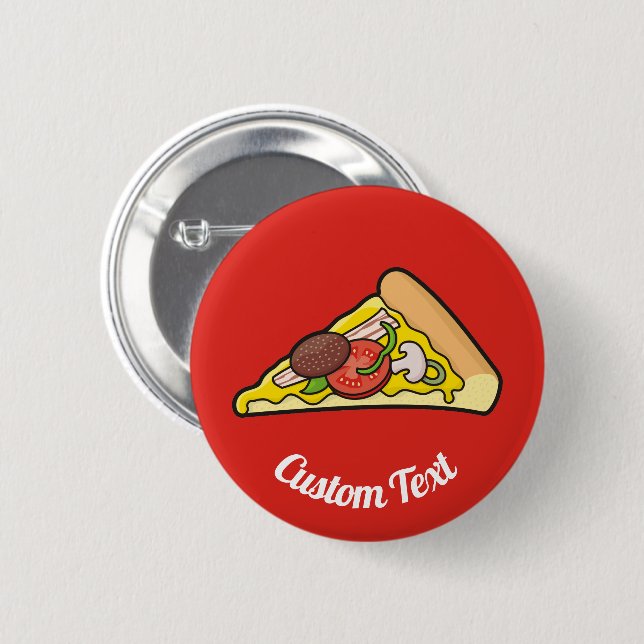 Schaltfläche Pizza Slice Button (Vorne & Hinten)