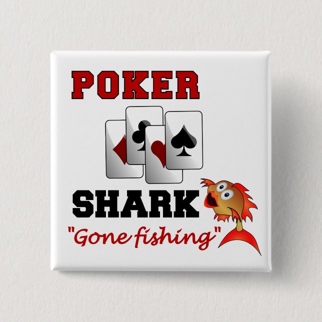 Schaltfläche "Poker Shark" Button (Vorderseite)