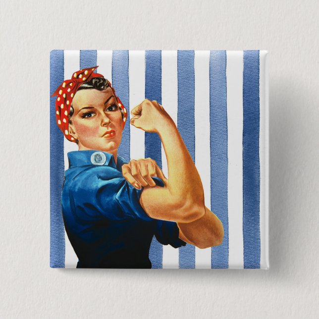 Schaltfläche "Power für Frauen" Button (Vorderseite)