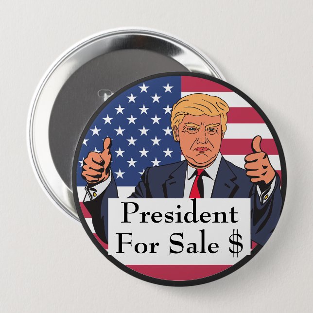 Schaltfläche Präsident für Verkauf Button (Vorne & Hinten)