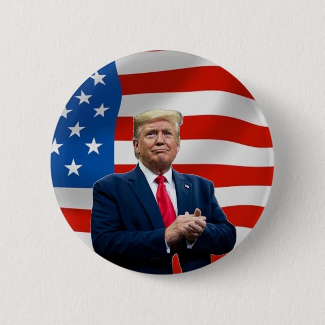 Schaltfläche "Präsidentschaftswahl Donald Trump US Button (Vorderseite)