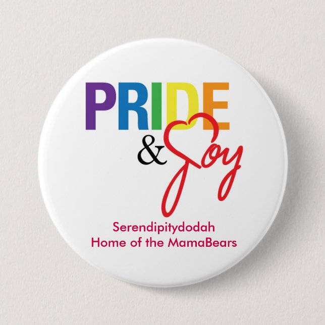 Schaltfläche "Pride & Joy" Button (Vorderseite)