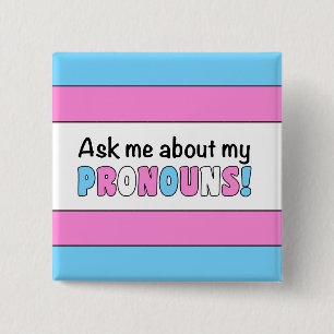 Schaltfläche "Pronouns" (Trans Pride) Button