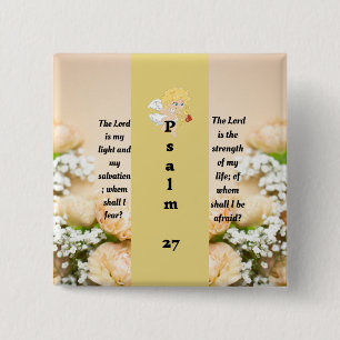Schaltfläche Psalm 27:1 Button