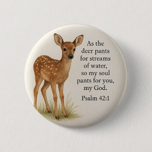 Schaltfläche "Psalm 42:1 - Deer" Button