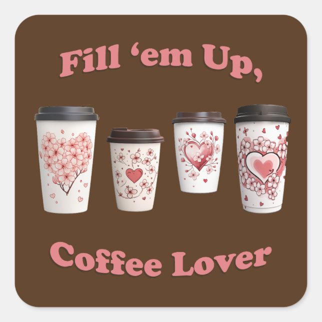 Schaltfläche Quadratischer Aufkleber (Vorderseite)