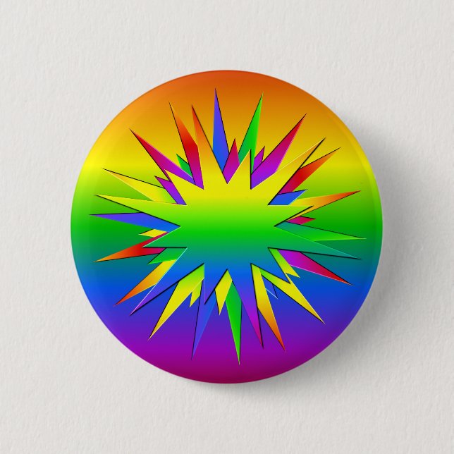 Schaltfläche "Rainbow Burg" Button (Vorderseite)