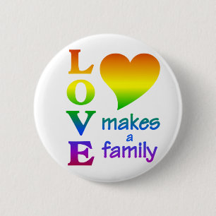 Schaltfläche "Rainbow Family" Button