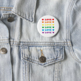 Schaltfläche "Rainbow Liebe" Button
