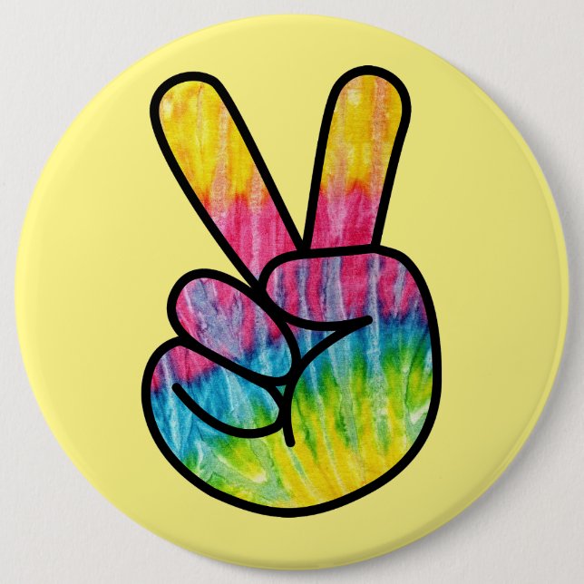 Schaltfläche "Rainbow Peace" Button (Vorderseite)
