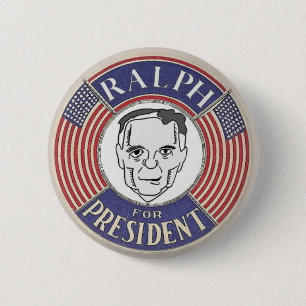 Schaltfläche Ralph Nader 2012 Button