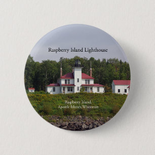 Schaltfläche Raspberry Island Leuchtturm Button