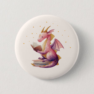 Schaltfläche "Reading Dragon Round" - Benutzerdefi Button