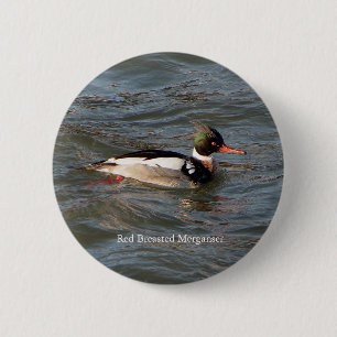 Schaltfläche Red Breaster Merganser Button