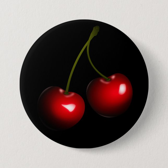 Schaltfläche "Red Sweet Cherry" - Farbe auswählen Button (Vorderseite)