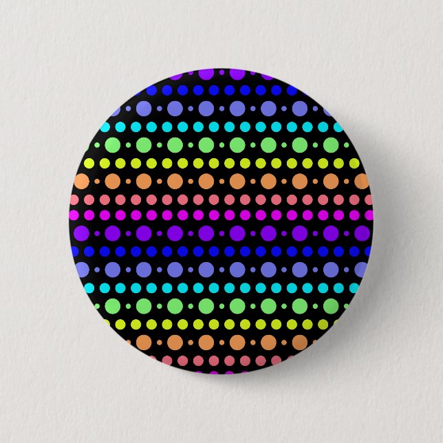 Schaltfläche "Regenbogen der Punkte" Button (Vorderseite)