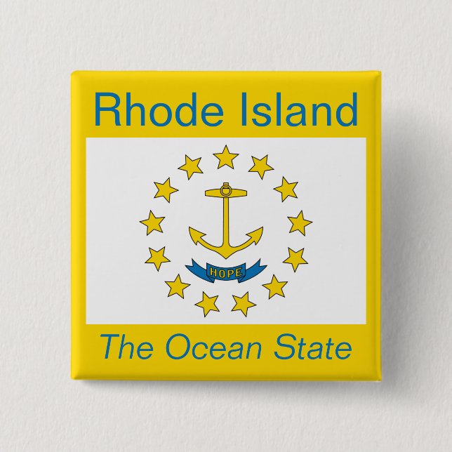 Schaltfläche "Rhode Island" Button (Vorderseite)