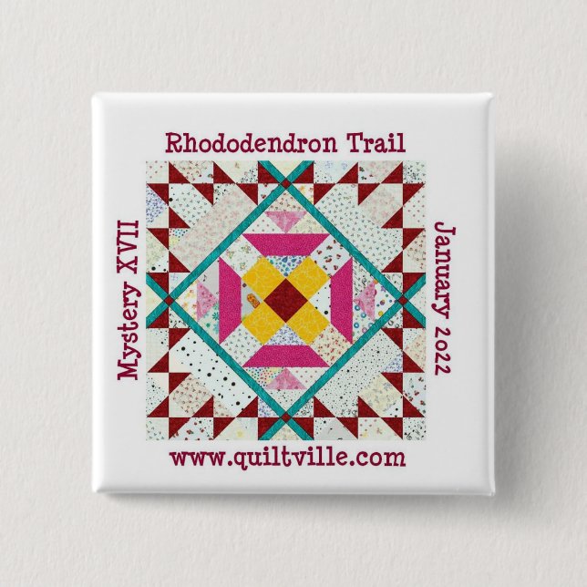 Schaltfläche Rhododendron Trail Button (Vorderseite)