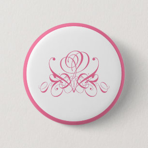 Schaltfläche Rosa Designer Button