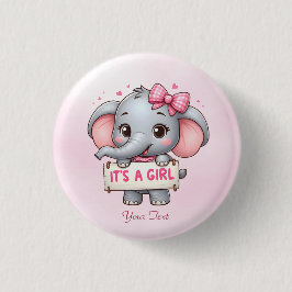 Schaltfläche "Rosa Elephant" Button