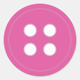 Schaltfläche Rosa Runder Aufkleber