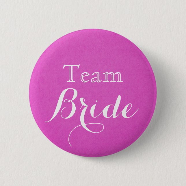 Schaltfläche "Rosa Wedding Team Bridge" Button (Vorderseite)