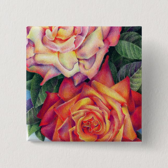 Schaltfläche "Rose" Button (Vorderseite)