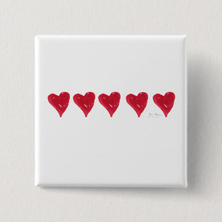 Schaltfläche "Rotes Herz" Button
