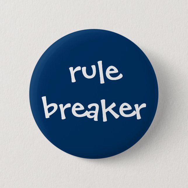 Schaltfläche "Rule Breakfast" Button (Vorderseite)