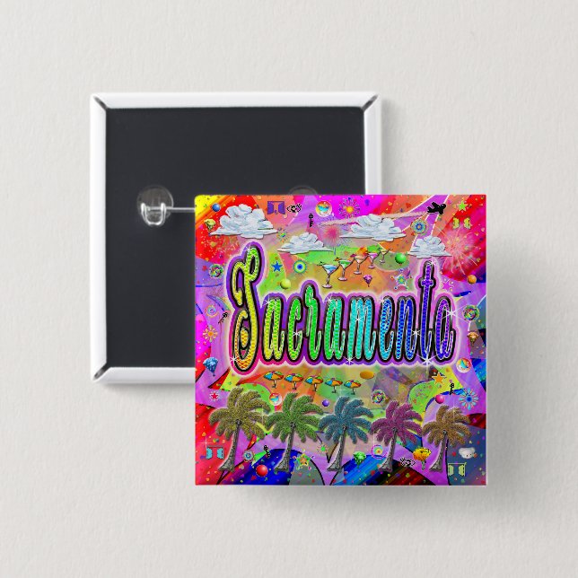 Schaltfläche Sacramento Vista Express Button (Vorne & Hinten)