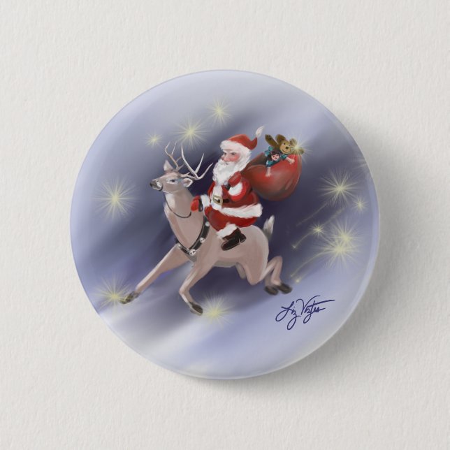 Schaltfläche "Santa Delivery" Button (Vorderseite)
