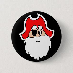 Schaltfläche Santa Pirate Button